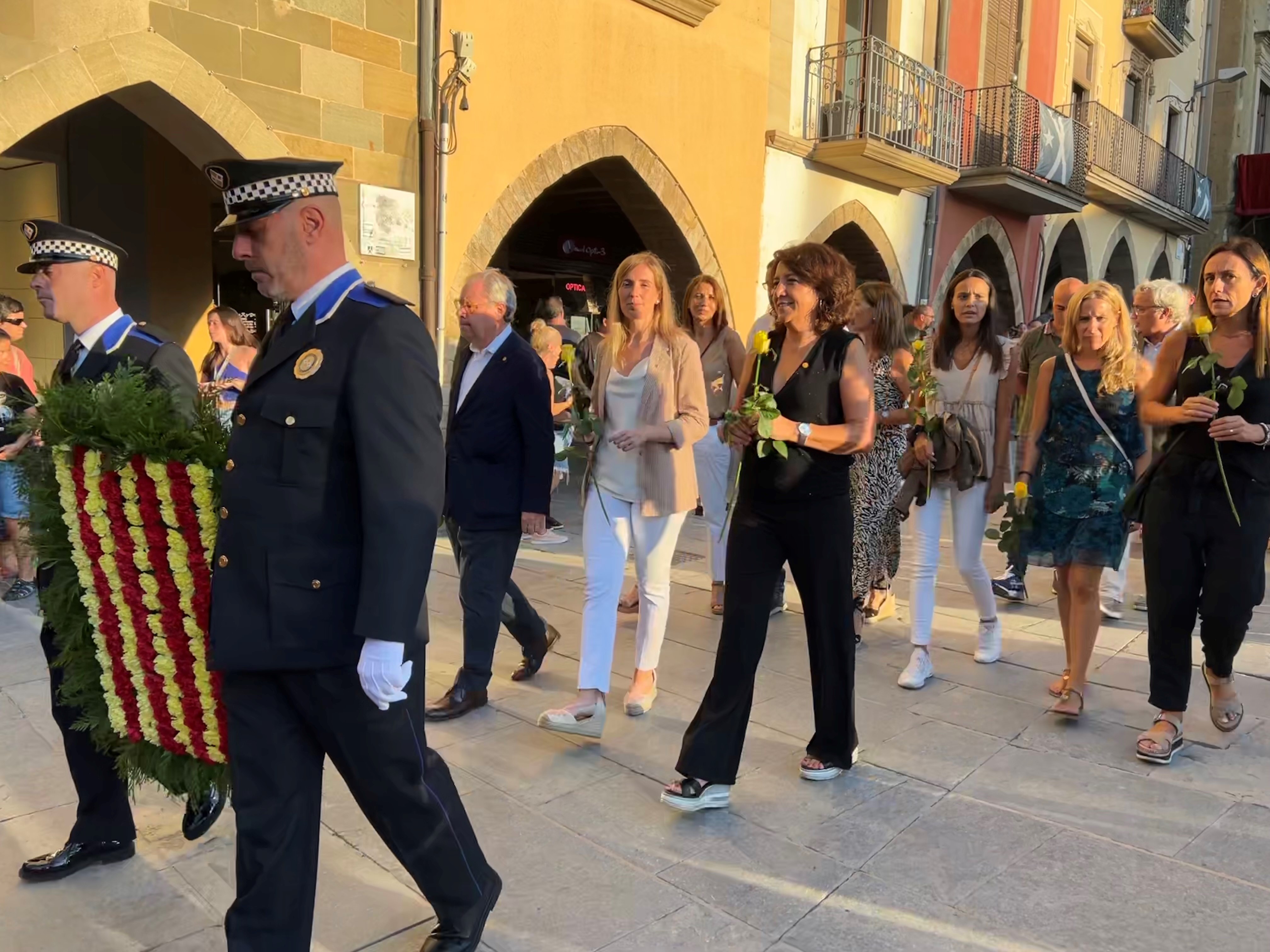 L’alcaldessa Anna Erra i la consellera d'Acció Exterior i Govern Obert, Victòria Alsina