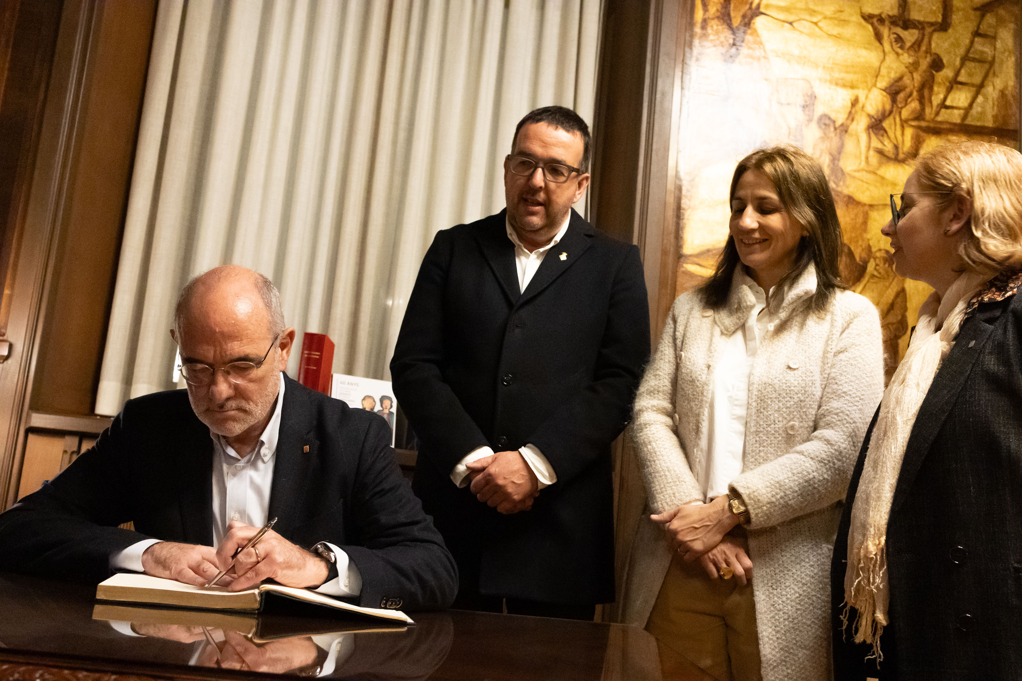 Signatura del llibre d'honor