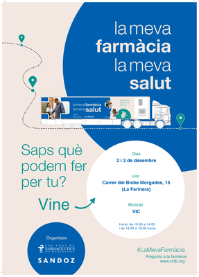 “La meva farmàcia, la meva salut”.