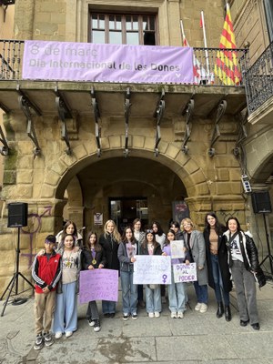 Acte institucional del 8M 2025.