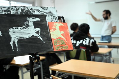 "Converteix-te en una bèstia literària", taller Canalla Jove amb Gerard de Josep.