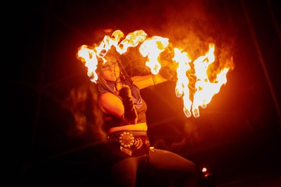 Espectacle de foc La Nariz Roja.