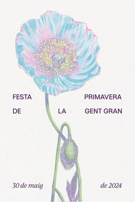 Cartell de la Festa Primavera de la Gent Gran 2024.
