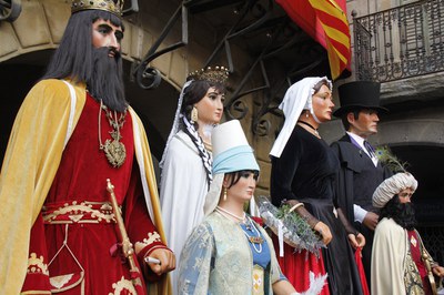 Gegants i caps de llúpia i bestiari de Vic.