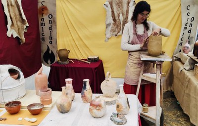 Mostra d'oficis medievals.