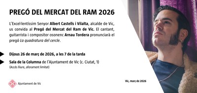 Pregó del Mercat del Ram.