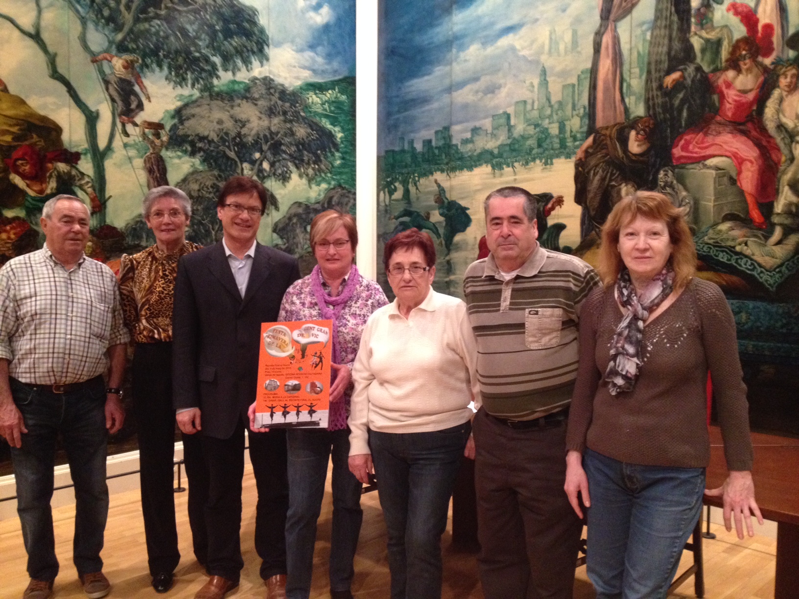 Representants Associació Cultural Jaume Balmes i Salut Grifell