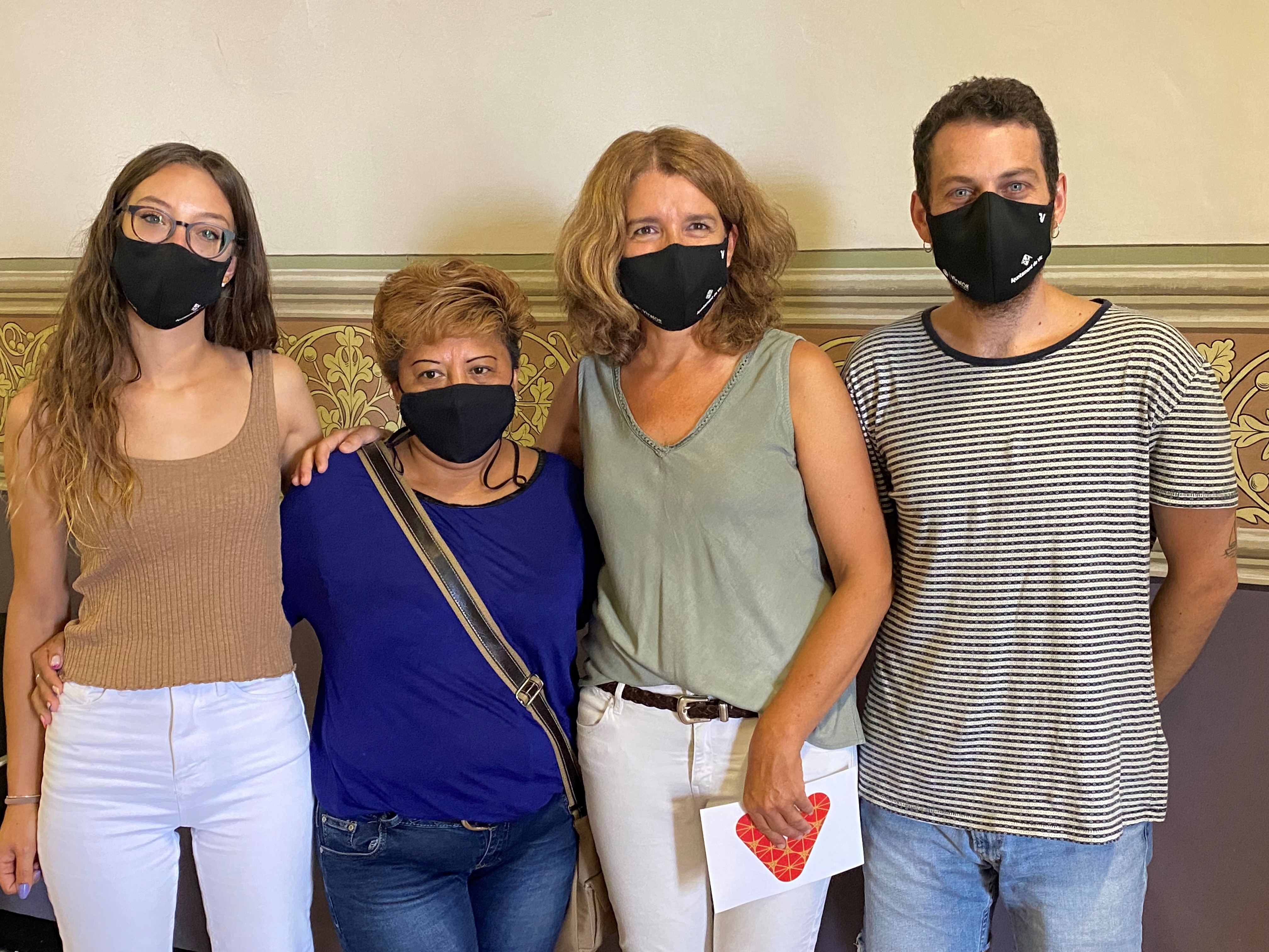 Andrea Jiménez, Mari Bergara, Núria Homs i Ignasi Peris