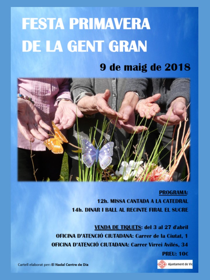 Cartell elaborat per El Nadal Centre de Dia
