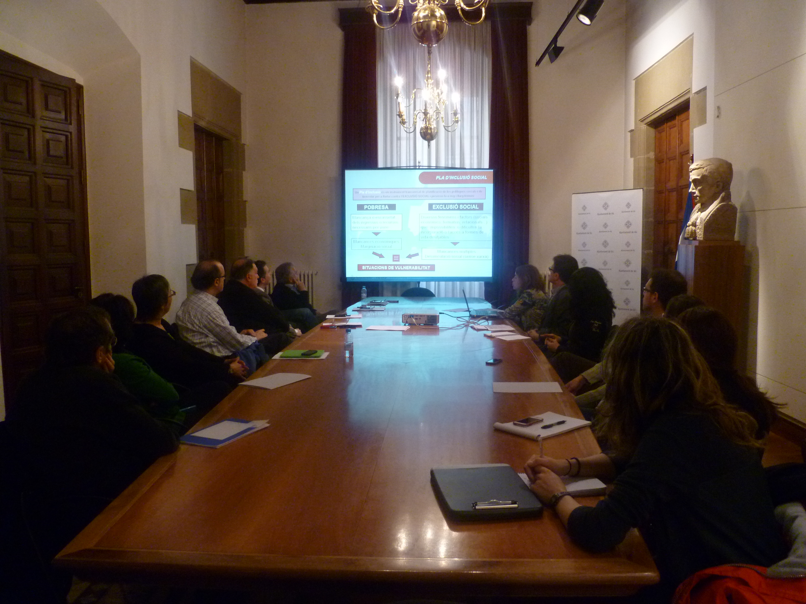 Reunió explicativa del Pla d'Inclusió Social