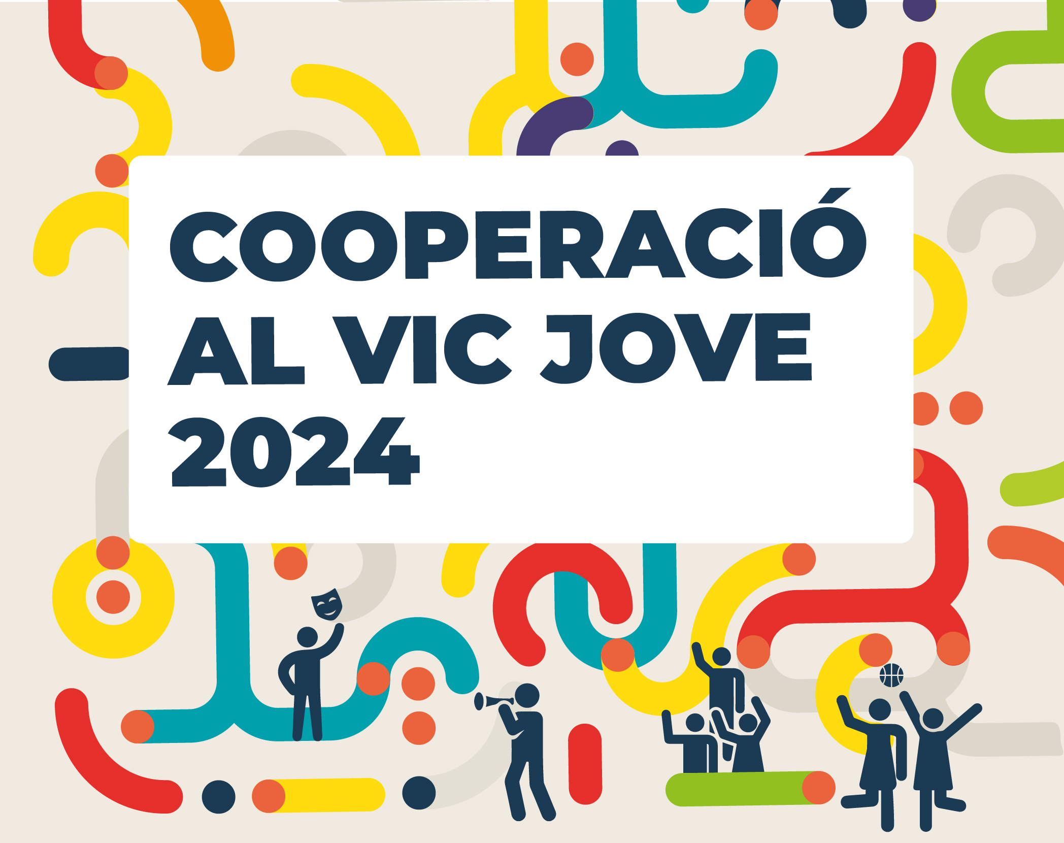 Cartell de "El mes de la cooperació" de l'edició 2024.