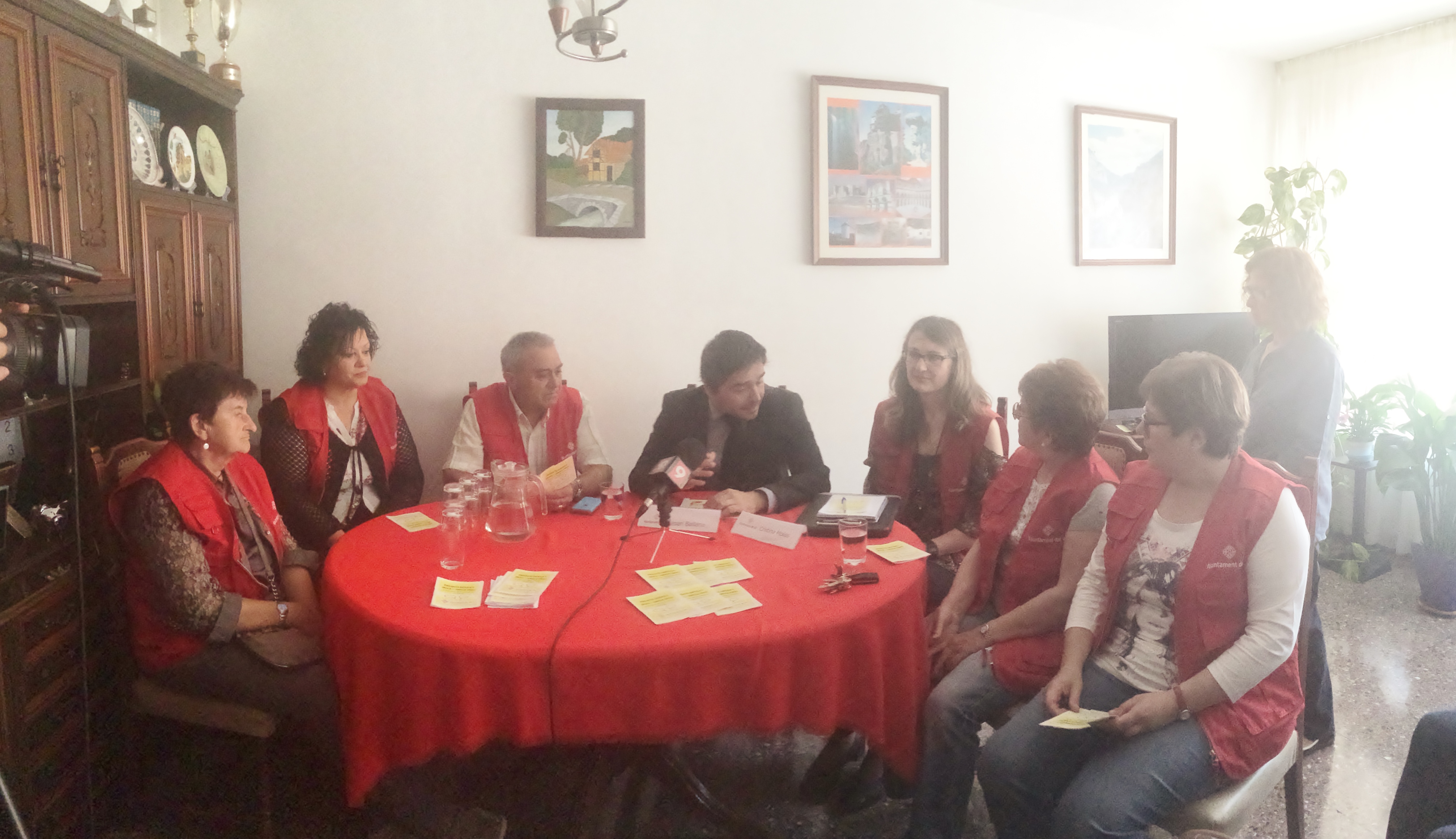 Voluntaris i voluntaries cíviques amb Joan Ballana i Cristina Molas.