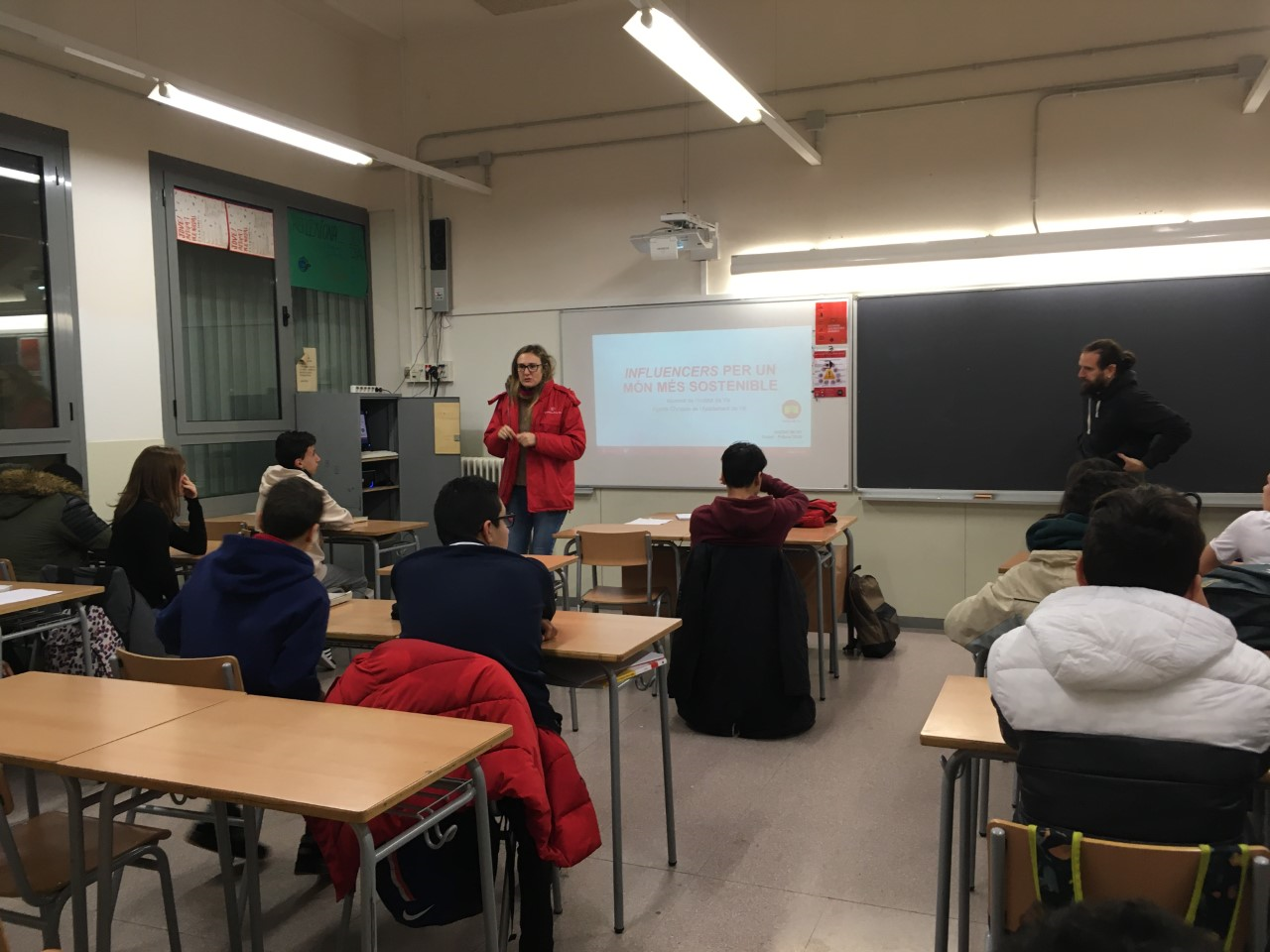 formació a l'aula de secundària