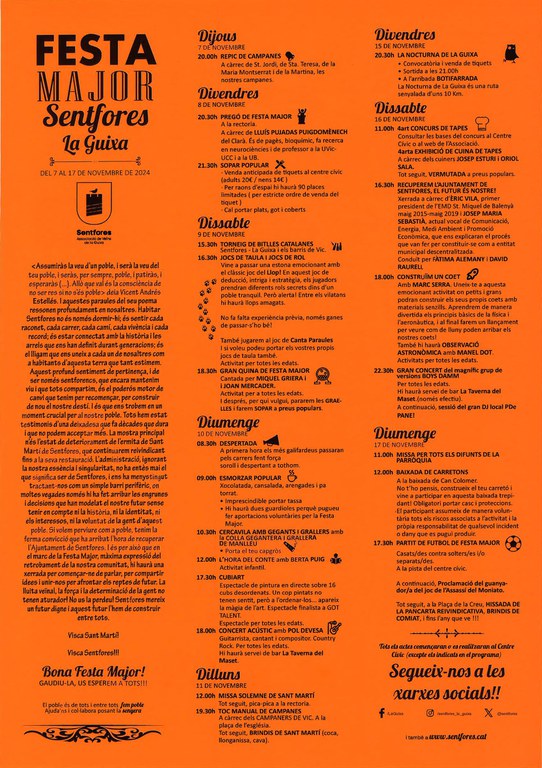 Festa Major La Guixa 2024