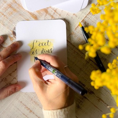 Cal·ligrafia expressiva.