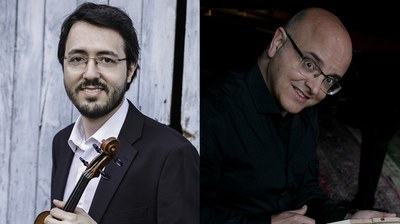 José Manuel Álvarez i Joan Ribé, violí i piano.