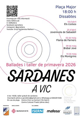 Ballada i taller de sardanes.