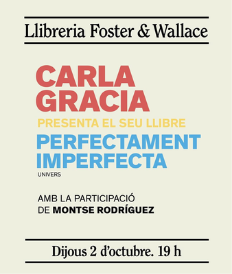 Carla Gracia presenta "Perfectament imperfecta".