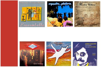 Caràtules de CD's d'artistes i grups catalans..