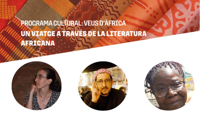 Els tres autors: Sara Touri, Youssef El Maimouni i Agnès Agboton..