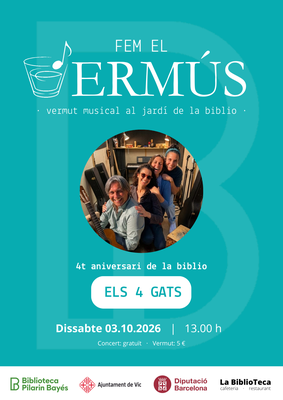 Fem el VerMús al jardí de la bibio amb Els 4 gats