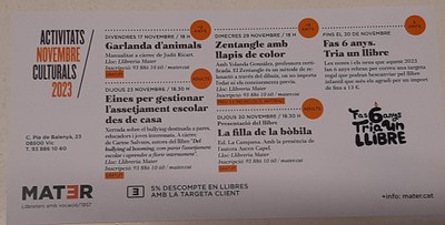 Activitats Novembre.