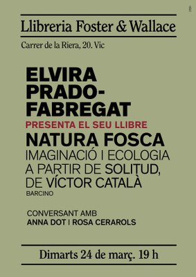 Elvira Prado-Fabregat presenta "Natura fosca".