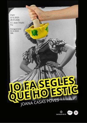Cartell de l'exposició de Joana Casas Poves.
