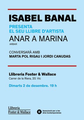 Isabel Banal presenta "Anar a marina".