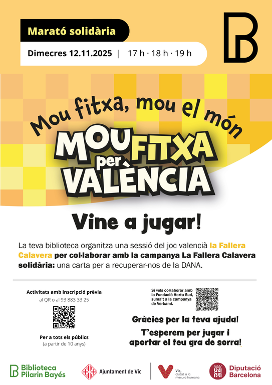 Cartell de Mou fitxa per València