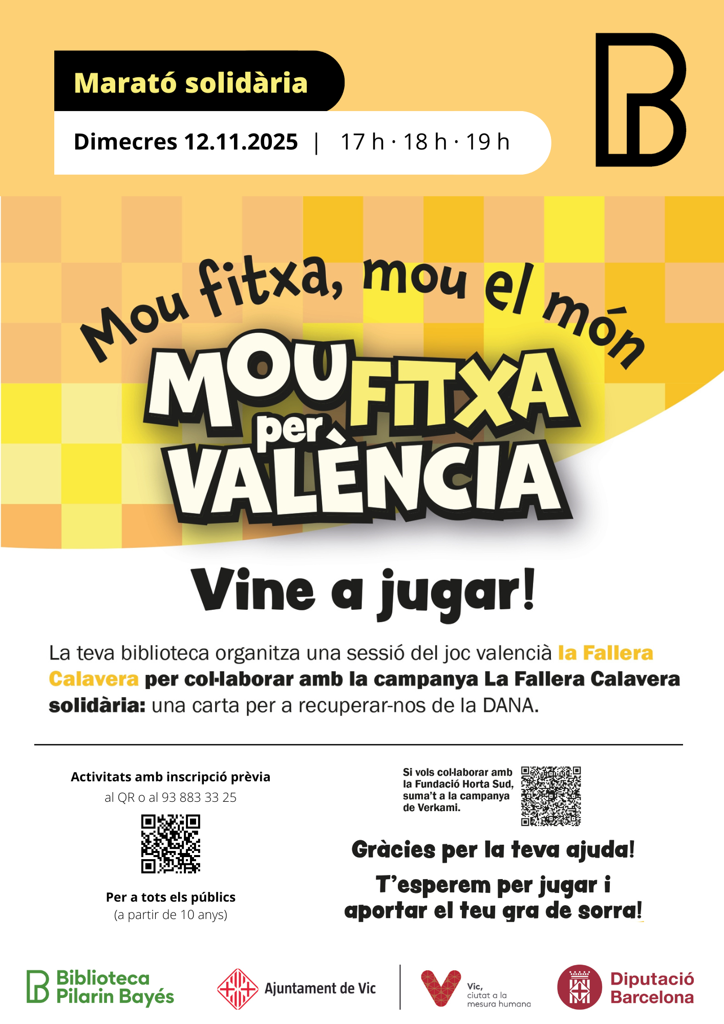 Cartell de Mou fitxa per València
