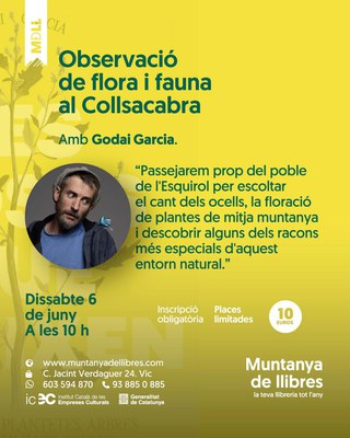 Observació de la flora i fauna al Collsacabra.