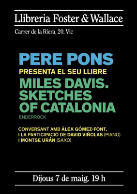 Pere Pons presenta "Miles Davis a Catalunya".