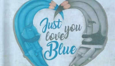 Presentació del conte il·lustrat "Just love you blue".