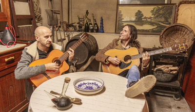 El duet Panxolina, format per Carles Font i Jordi Sunyer..