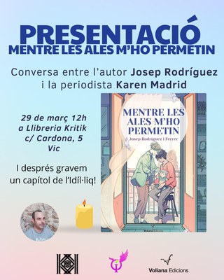Presentació del llibre "Mentre les ales m’ho permetin".