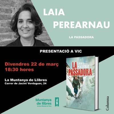 Presentem 'La passadora', de Laia Perearnau..