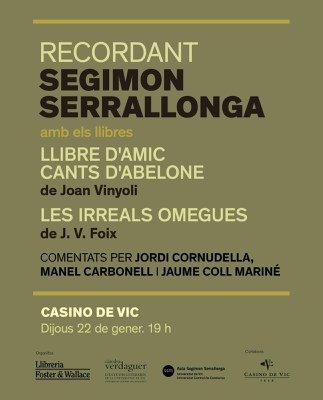 Recordant Segimon Serrallonga.