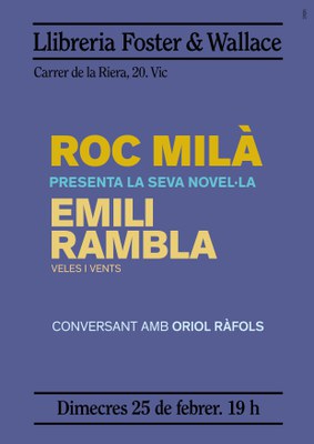 Roc Milà presenta "Emili Rambla".