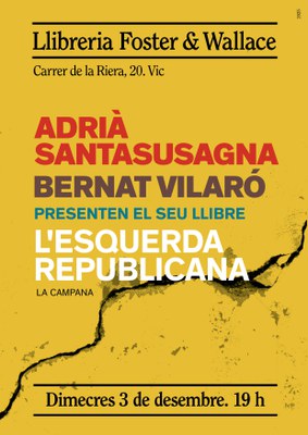 Santasusagna i Vilaró presenten "L'esquerda republicana".