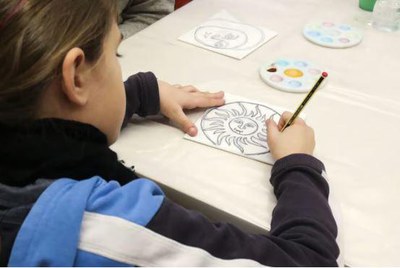 Taller de pintura al tremp.