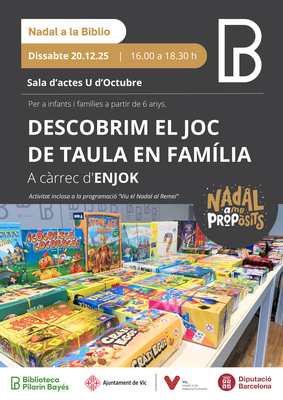 Descobrim el joc de taula en família