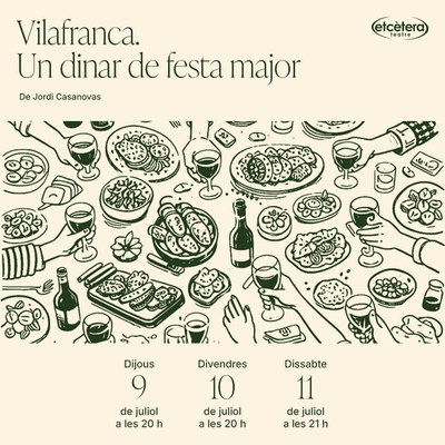Vilafranca. Un dinar de Festa Major.