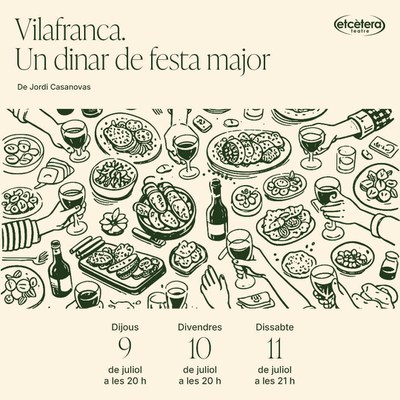 Vilafranca. Un dinar de Festa Major.