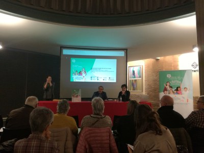 Àlvar Solà i Joan Cartanyà a la sessió inaugural.