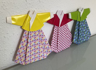 Papiroflèxia coreana.