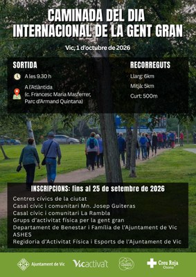 Caminada del Dia Internacional de la Gent Gran.