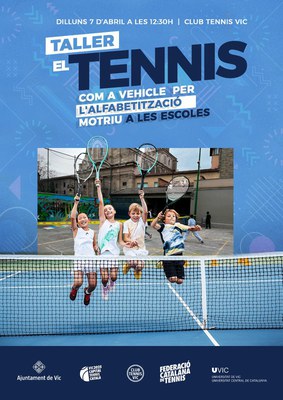 Taller-conferència 'El tennis com a vehicle d’alfabetització motriu en edat escolar'.