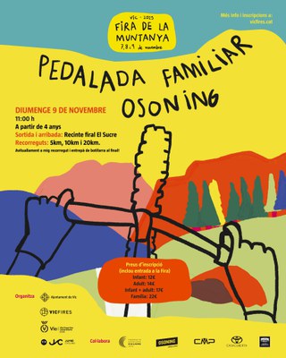 Veniu a la Pedalada Familiar de la Fira de la Muntanya!.