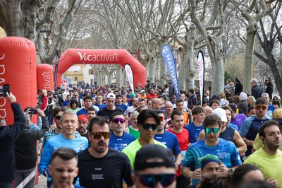 La Mitja de Rams s’estrena amb èxit i omple Vic de 'runners'